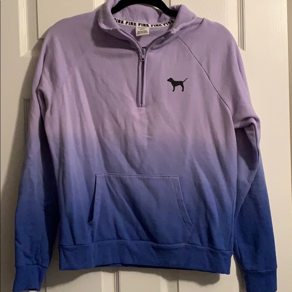 Pink Victoria’s Secret Quarter Zip - Picture 3 of 8